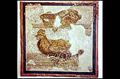 Agrigento - La valle dei templi. Museo Archeologico. emblemata musivo staccato dai pavimenti del quartiere ellenistico-romano 